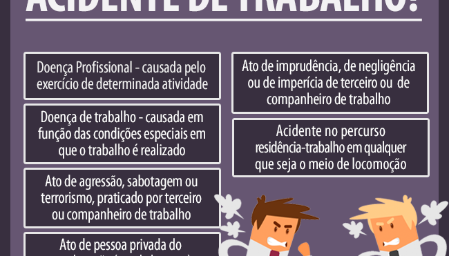 Saiba o que pode ser considerado acidente de trabalho